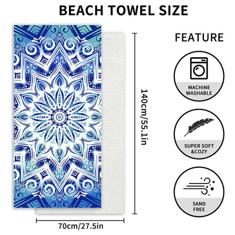 Toalla De Baño Secado Rápido 2