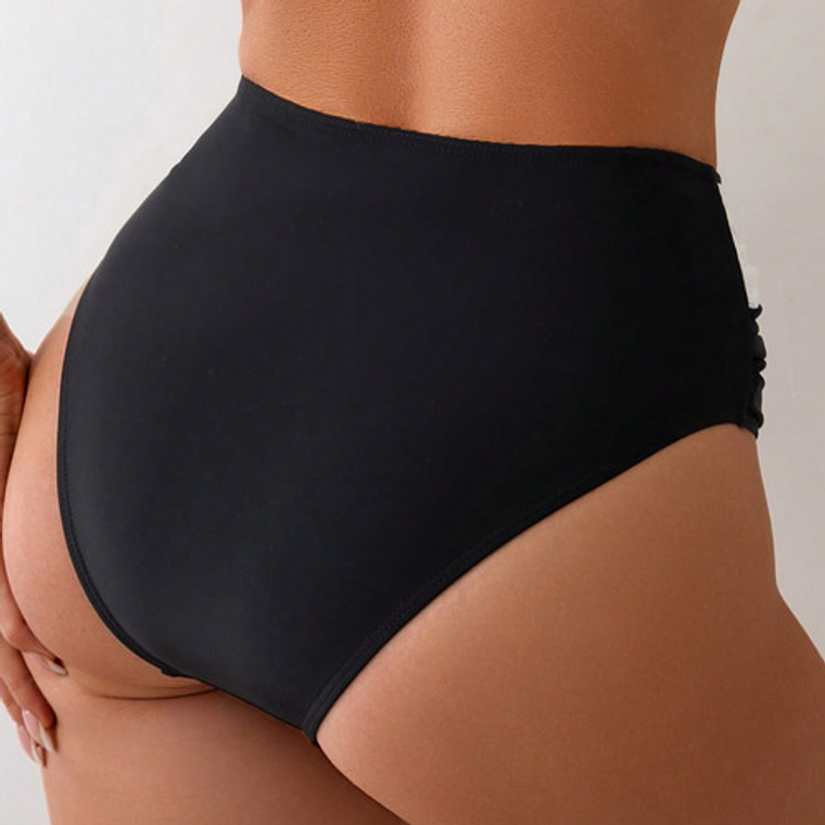 Calzon De Bikini Tiro Alto Cruzado - Orca 2