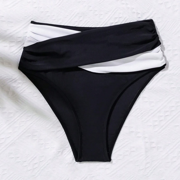 Calzon De Bikini Tiro Alto Cruzado - Orca 6