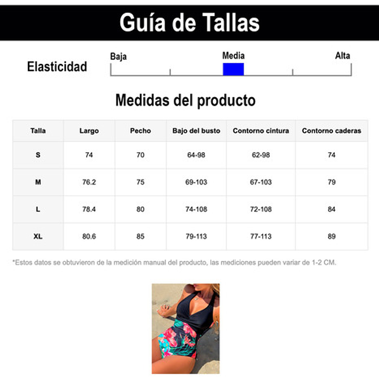 Traje De Baño Entero, Una Pieza - Rocio 6