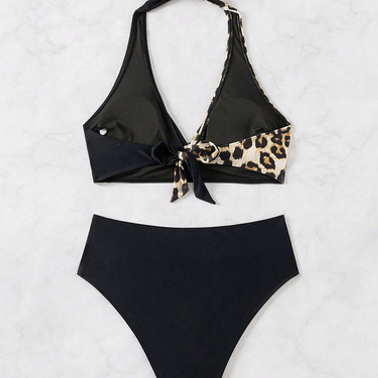 Bikini Tiro Alto, Traje De Baño De 2 Piezas - Valeria 2