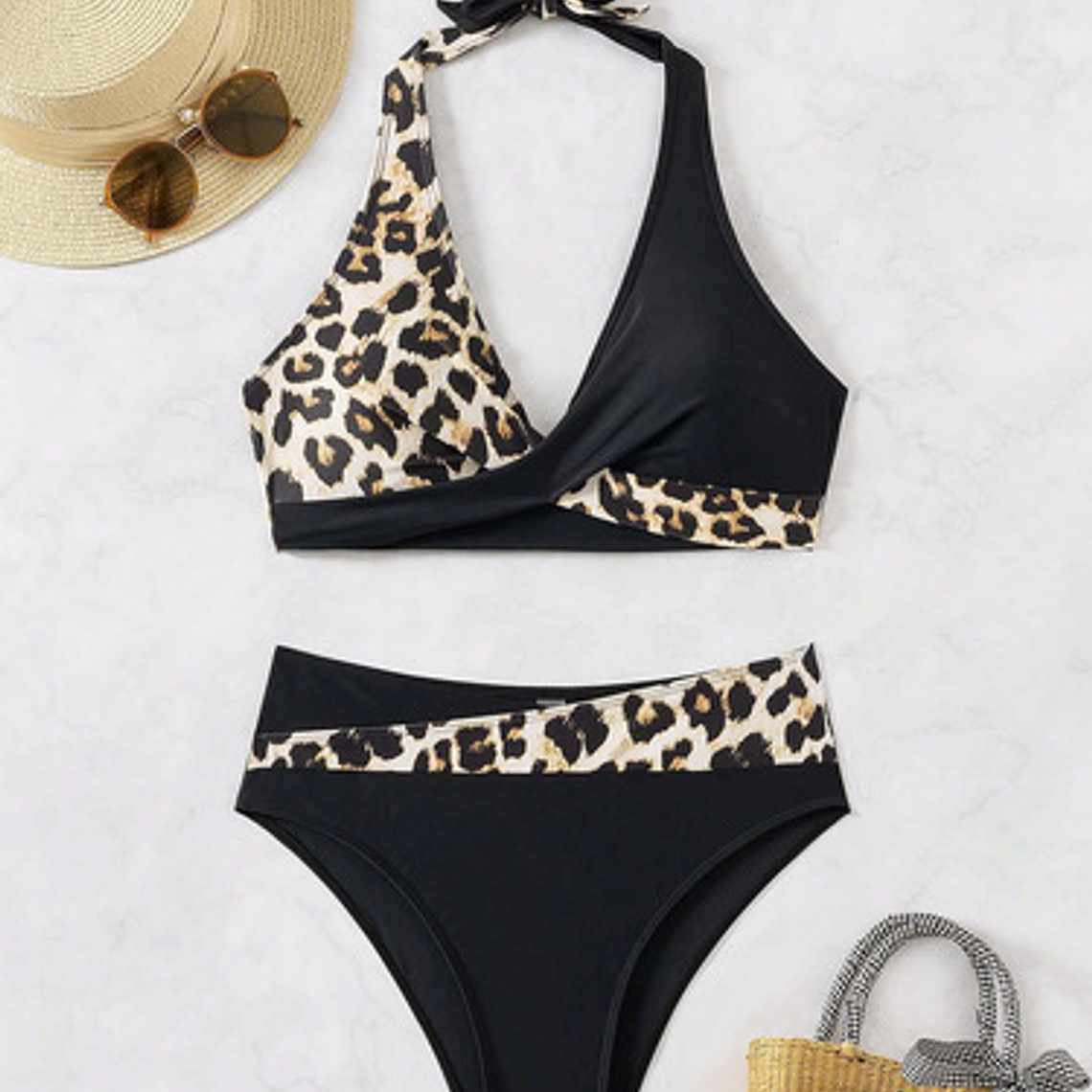 Bikini Tiro Alto, Traje De Baño De 2 Piezas - Valeria 3