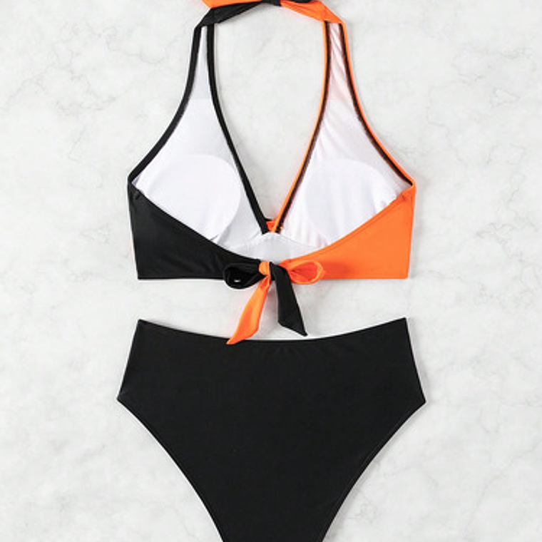 Bikini Tiro Alto, Traje De Baño De 2 Piezas - Valeria 8