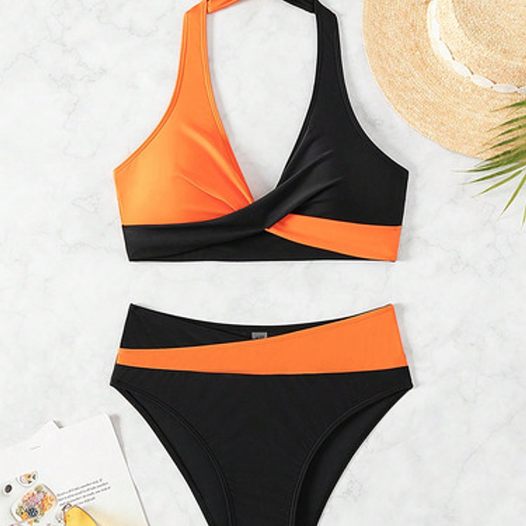 Bikini Tiro Alto, Traje De Baño De 2 Piezas - Valeria 10