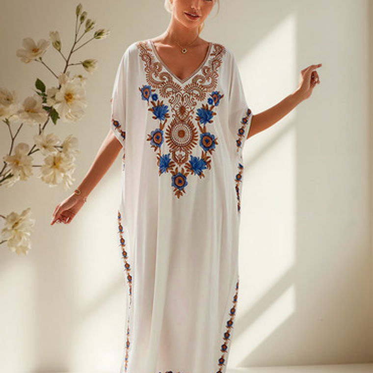 Tunica Olgada, Vestido De Playa - Varanasi 4