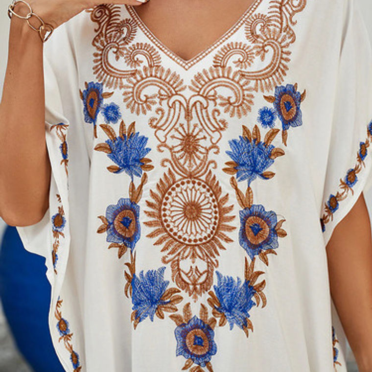 Tunica Olgada, Vestido De Playa - Varanasi 3