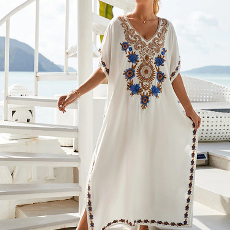 Tunica Olgada, Vestido De Playa - Varanasi 1