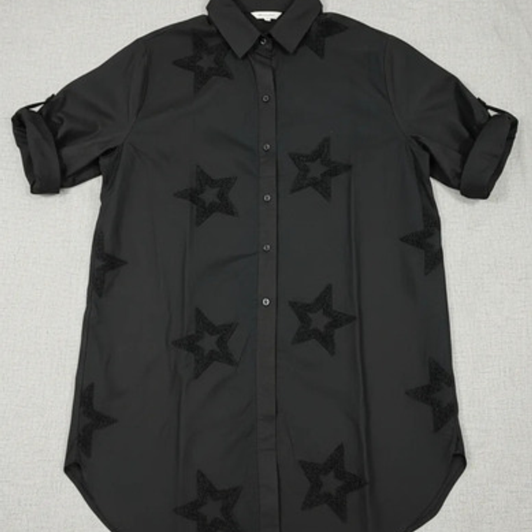 Salida De Playa O Piscina, Camisa Oversize Estrellas 5