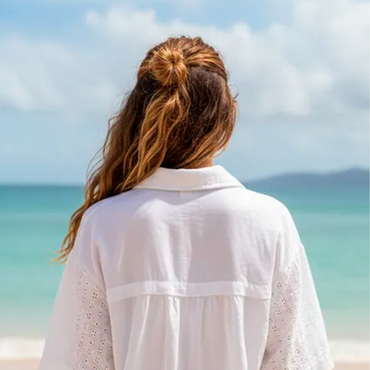 Salida De Playa O Piscina, Camisa Oversize Italiana 5