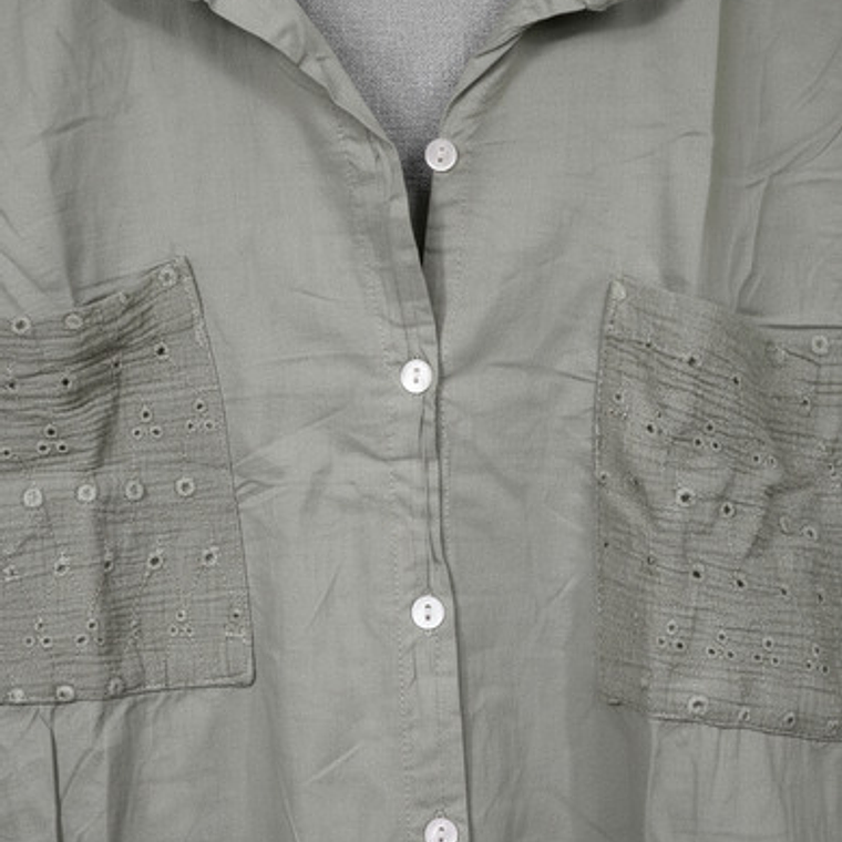 Salida De Playa O Piscina, Camisa Oversize Italiana 8