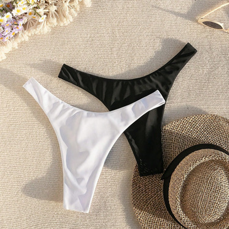 Calzon De Bikini Tipo Push Up Colaless - Romina 7