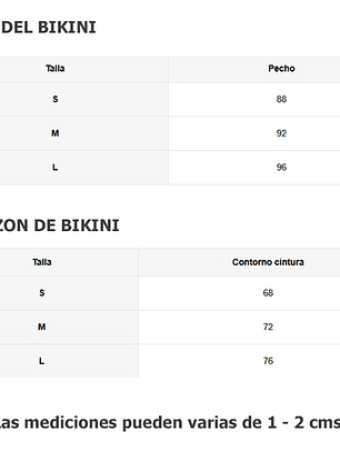 Bikini Tipo Tanga Push Up, Traje De Baño 2 Piezas - Ariadna