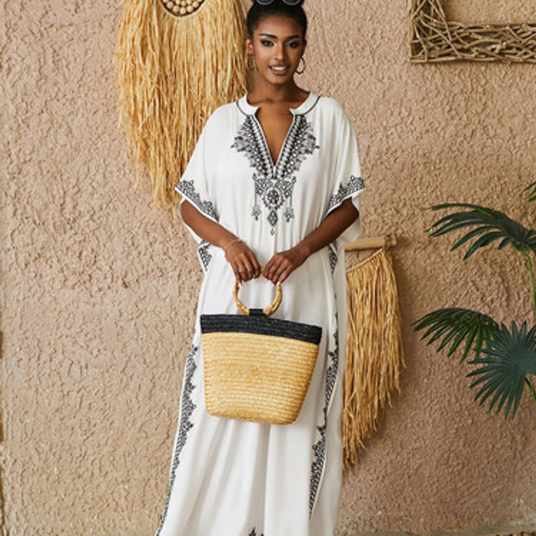 Tunica Olgada, Vestido De Playa - Tni#01 7