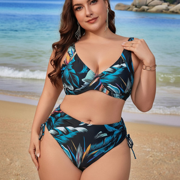 Bikini Tallas Curvy, Traje De Baño Curvy - Bella 1
