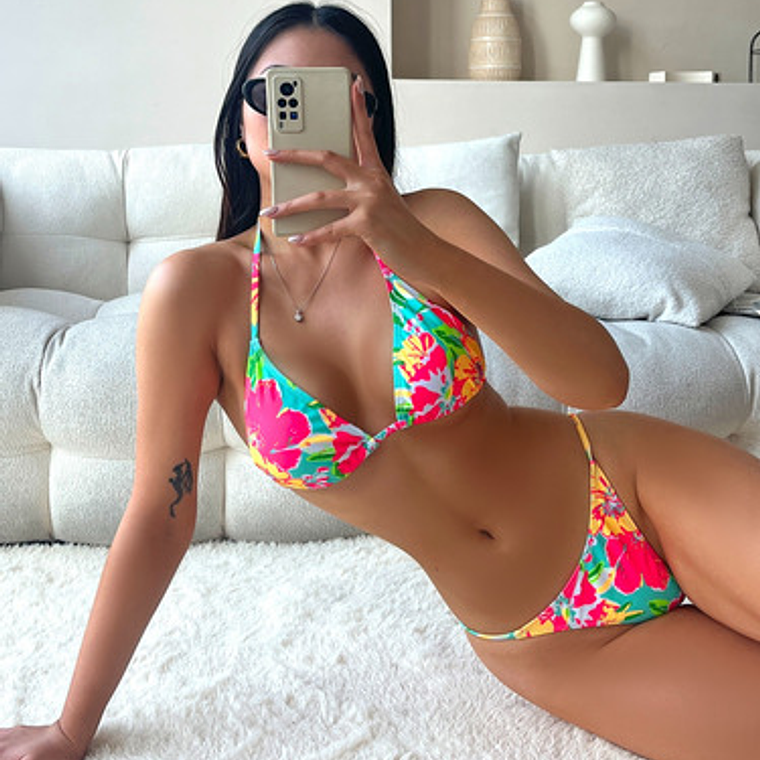 Traje De Baño Bikini Conjunto 2 Piezas - Tania 2