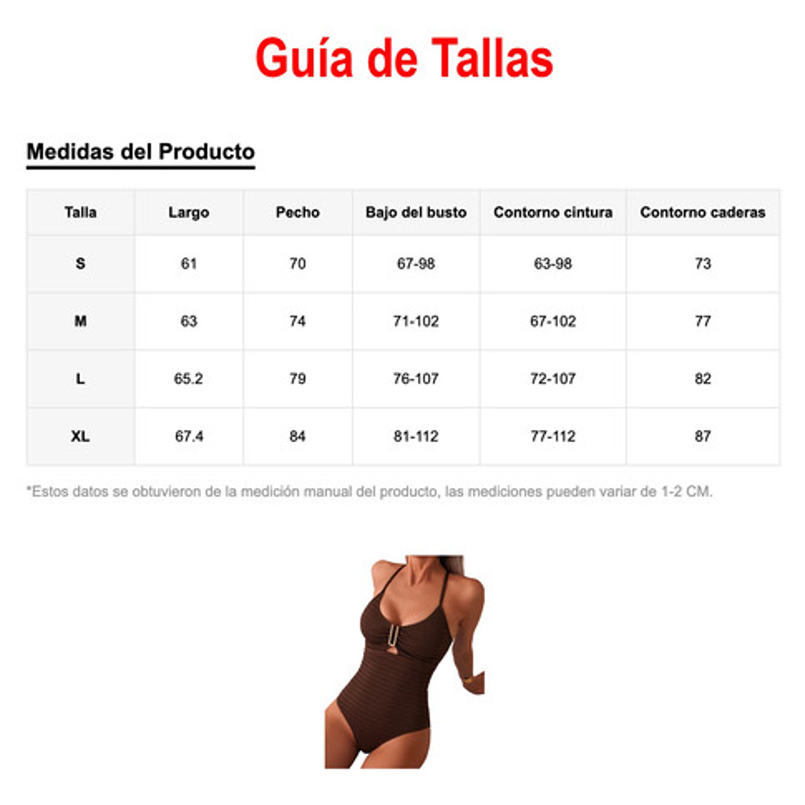 Traje De Baño Entero, Una Pieza - Raquel 8