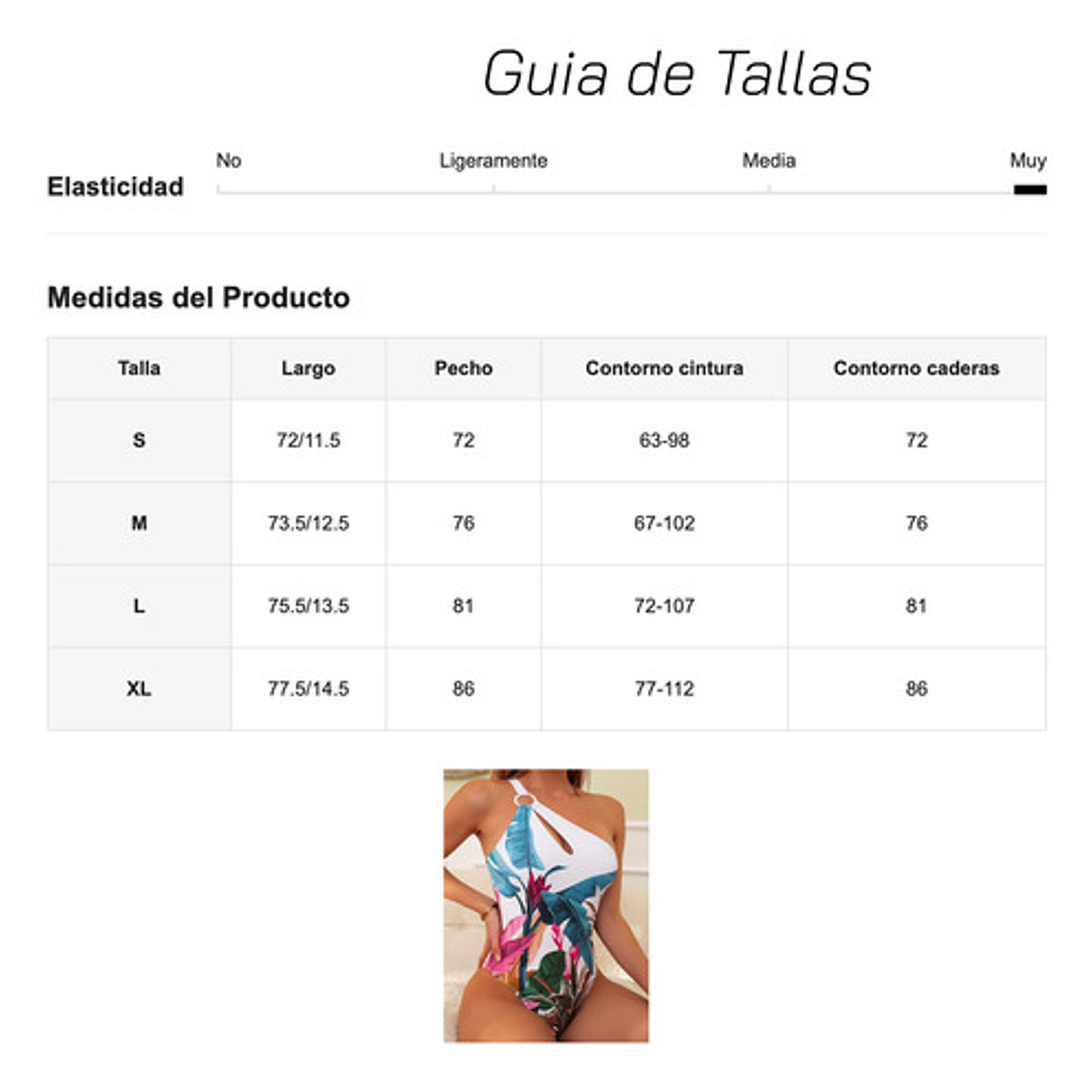 Traje De Baño Entero, Una Pieza - Any 8