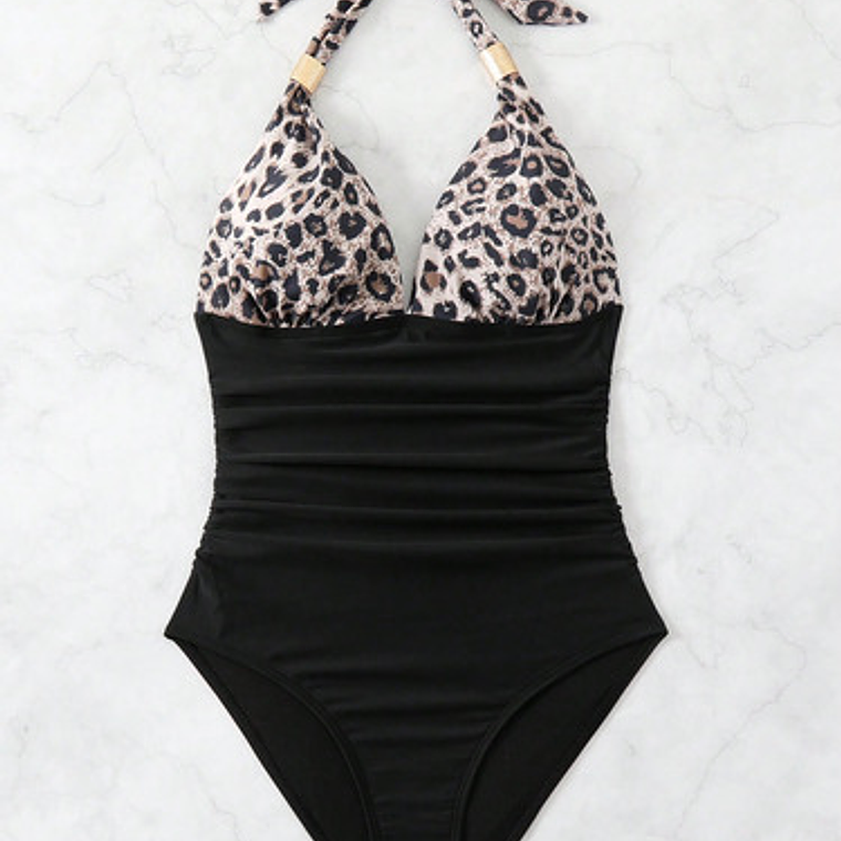 Traje De Baño Entero Con Control De Abdomen - Garota 4