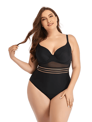 Traje De Baño Entero Tallas Grandes - 1pza#04