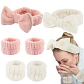 Set de diadema y muñequeras para rutina facial | ALMENDRA - Miniatura 2