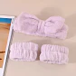 Set de diadema y muñequeras para rutina facial | ALMENDRA - Miniatura 5