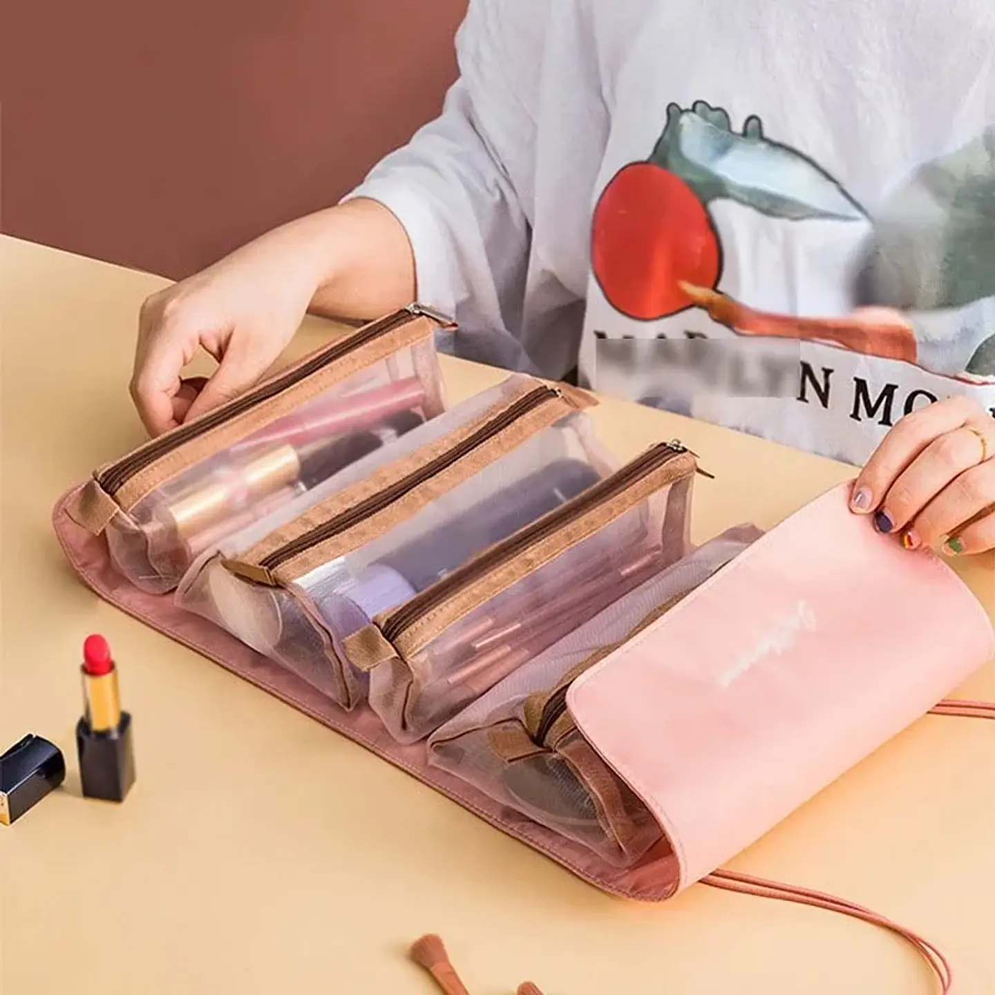 Organizador de viaje desmontable 4 en 1 | ALMENDRA 3