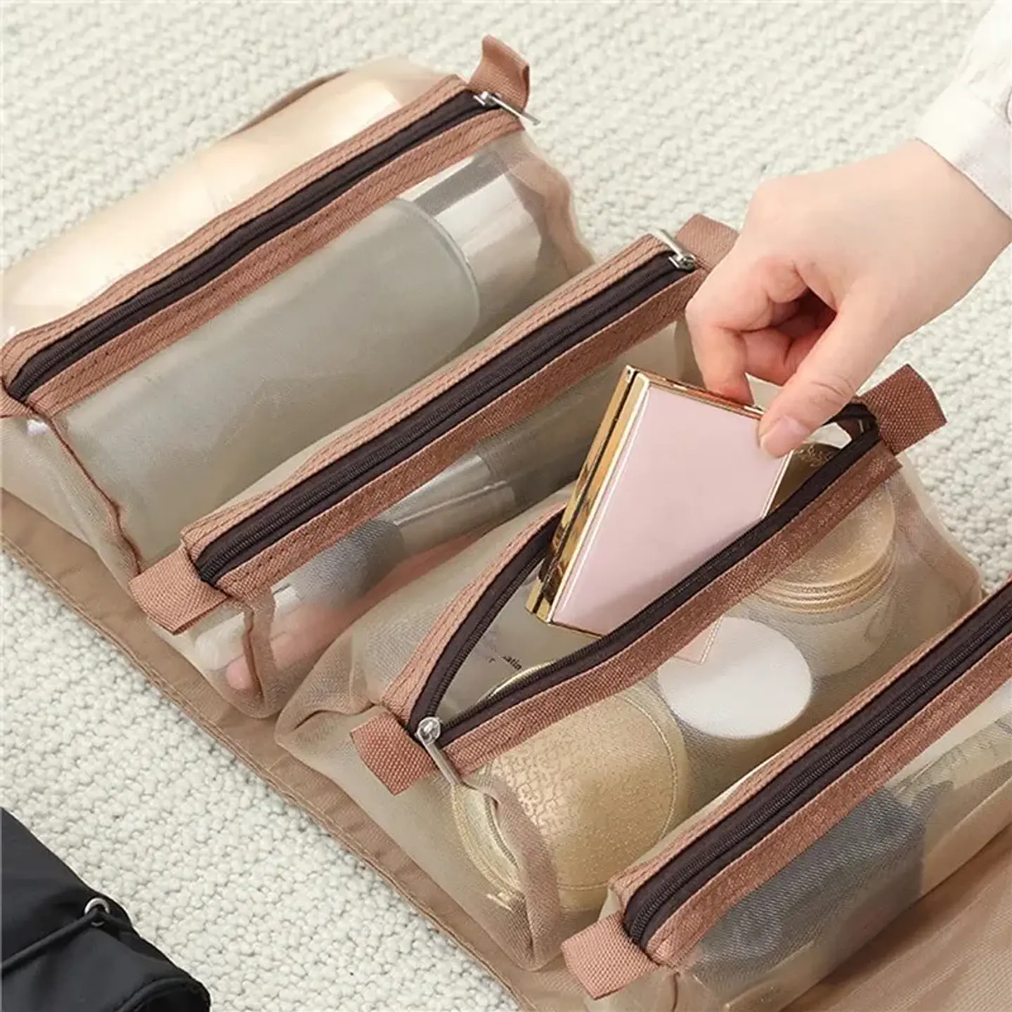 Organizador de viaje desmontable 4 en 1 | ALMENDRA 4