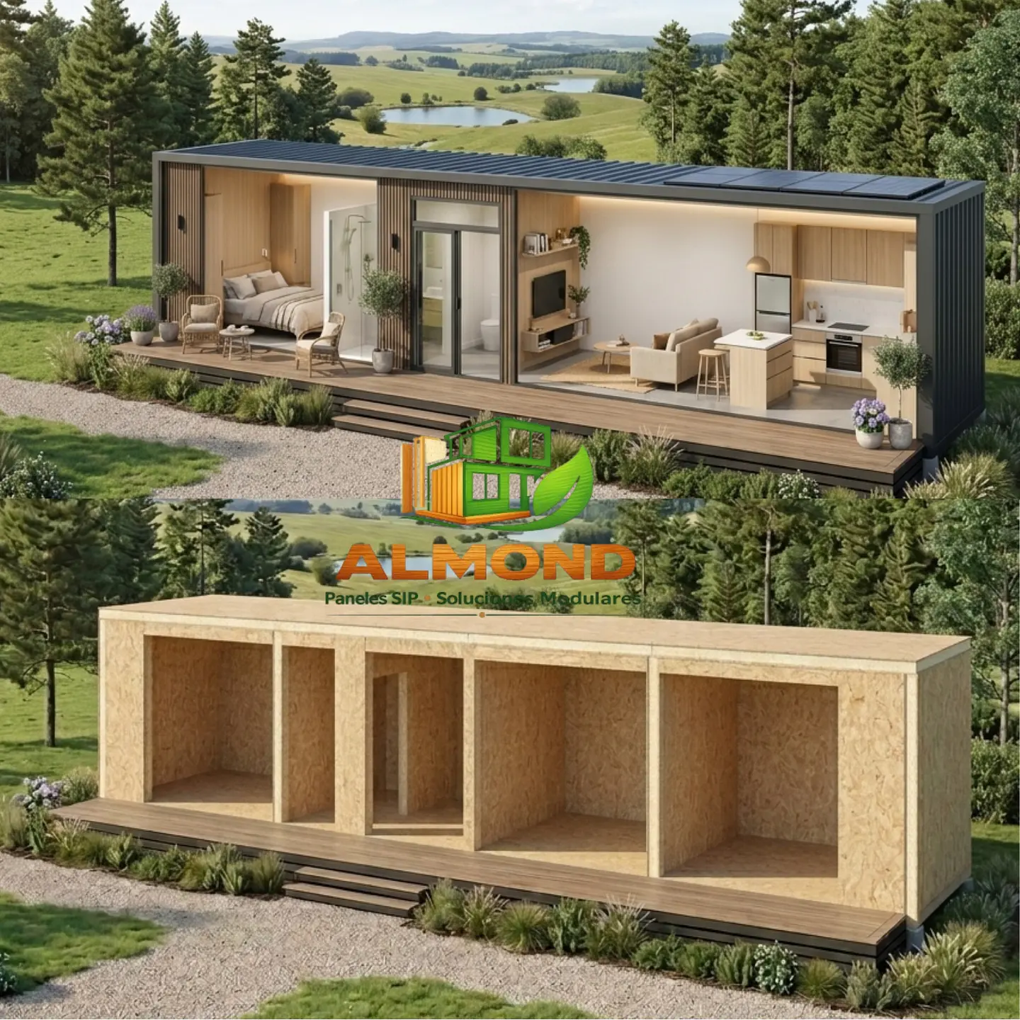 KIT ALMOND PANEL SIP 30 M2 1
