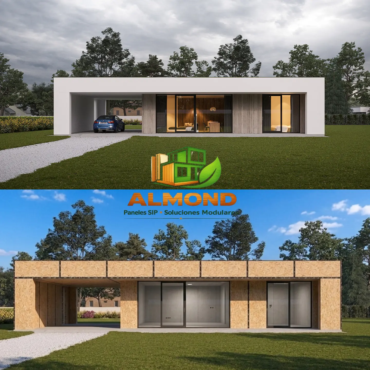 KIT ALMOND PANEL SIP 80 M2 1