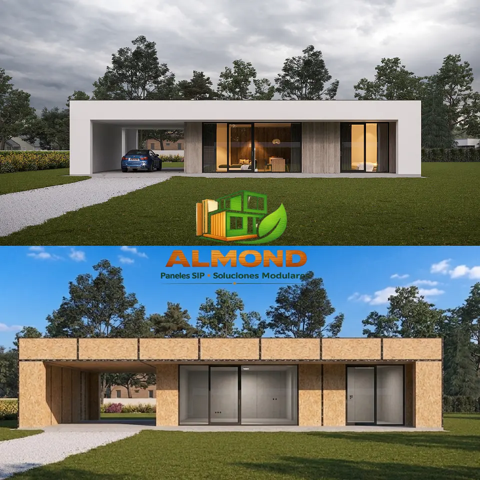 KIT ALMOND PANEL SIP 80 M2 1