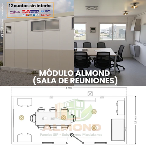 Módulo Almond Sala de Reuniones
