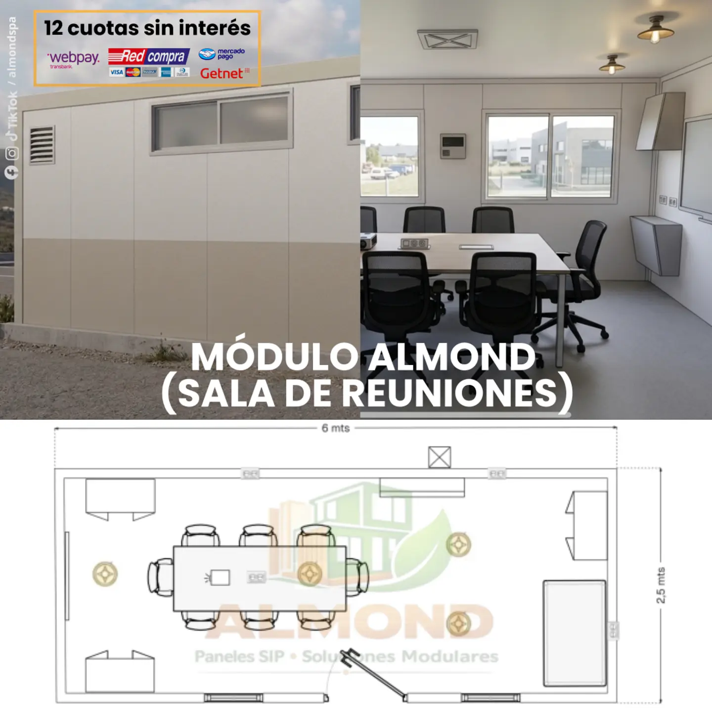 Módulo Almond Sala de Reuniones 1