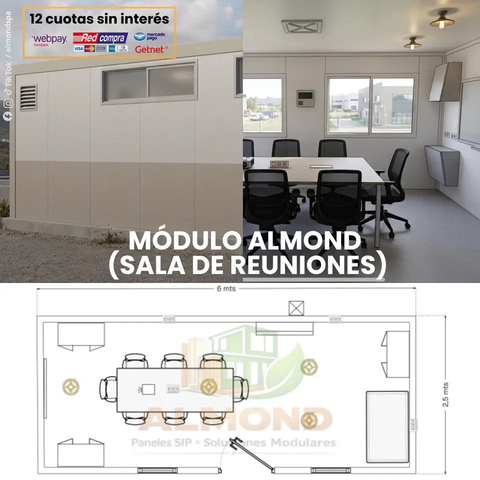 Módulo Almond Sala de Reuniones 1