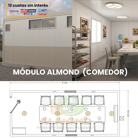 Módulo Almond Comedor