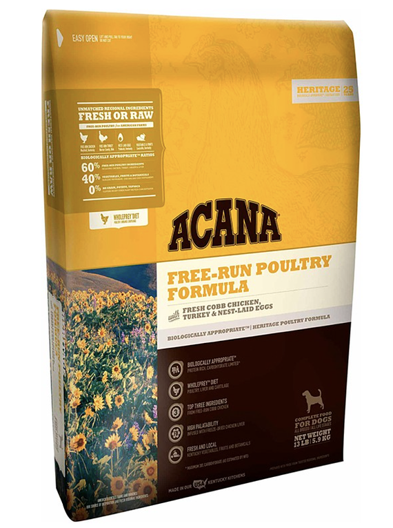 Acana - Heritage - Free Run Poultry