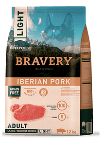 Bravery - Light Iberian Pork - Adult Large and Medium Breed
