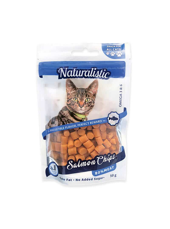 Naturalistic - Salmón Chips - Gato