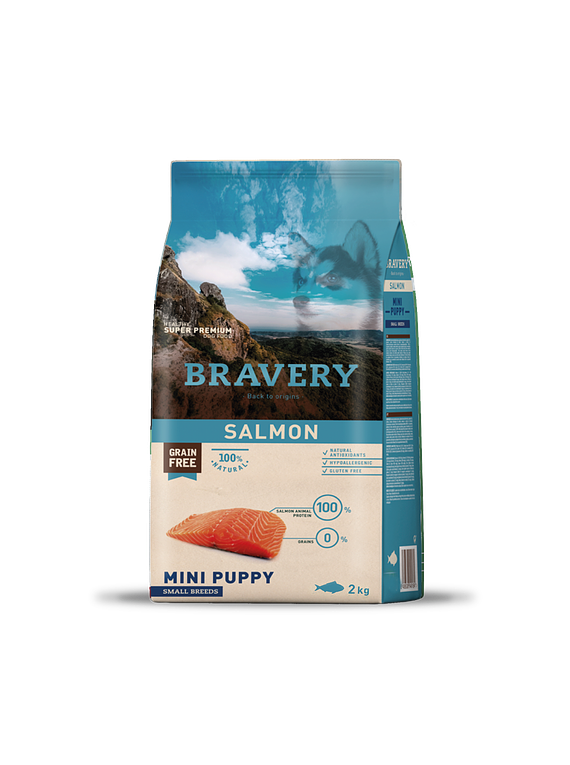 Bravery - Salmon Mini Puppy Small Breeds