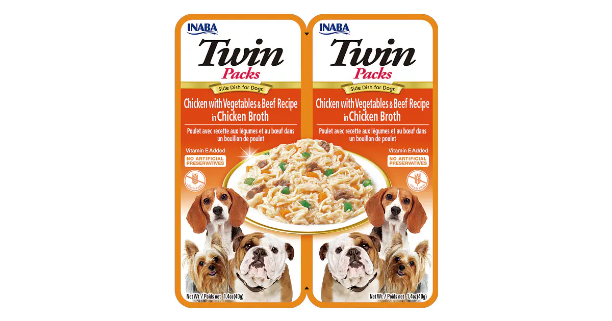 Twin - Chicken with Vegetables & Beef