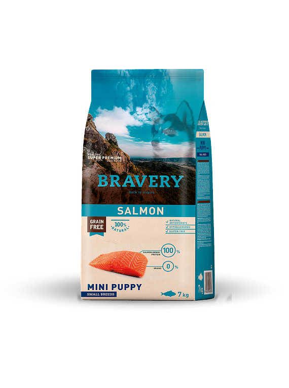 Bravery - Salmon Mini Puppy Small Breeds