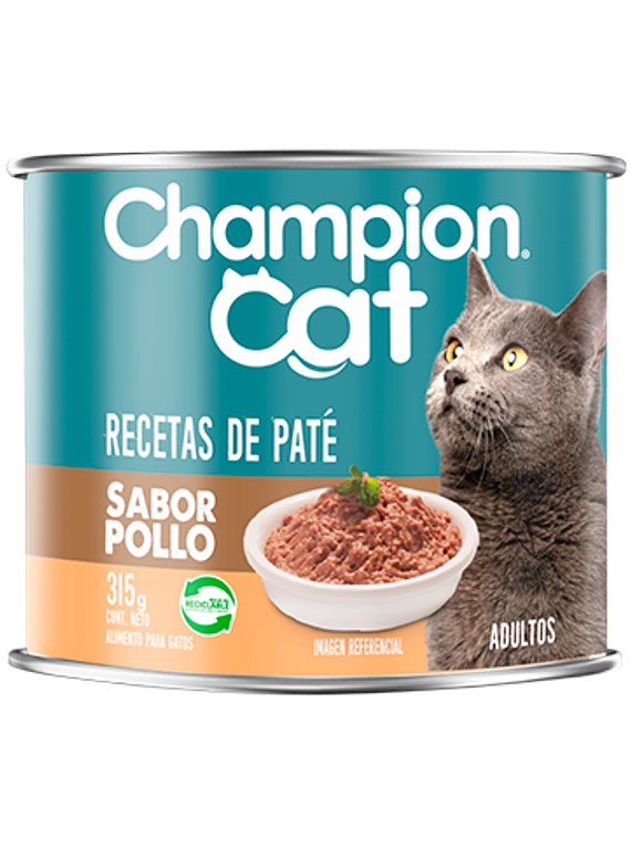 Champion Cat - Recetas de Paté Sabor Pollo 