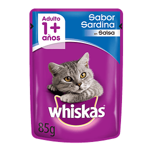 Whiskas - Pouch Sarndina en Salsa