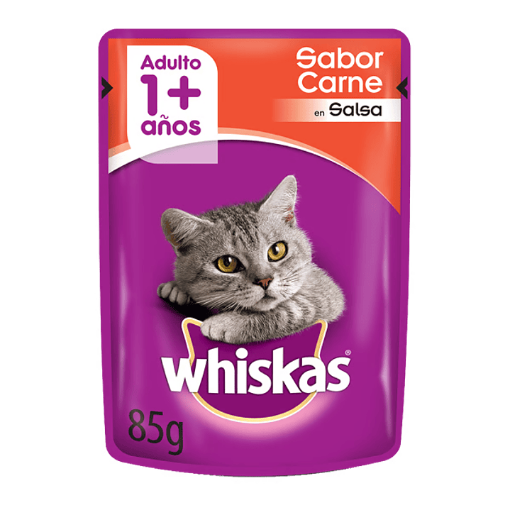 Whiskas - Pouch Sabor Carne en Salsa 1