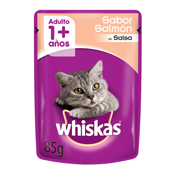 Whiskas - Pouch Sabor Salmón en Salsa 1
