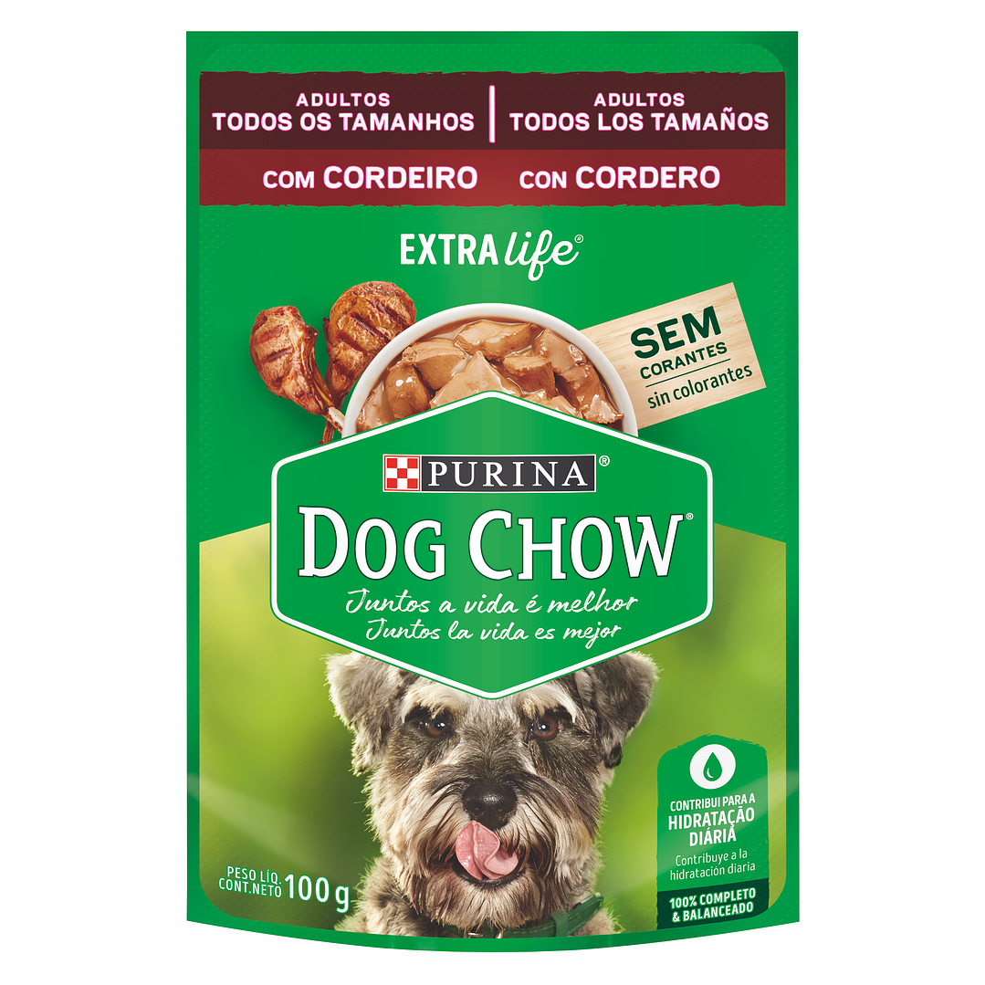 Dog Chow - Pouch Adulto Cordero 1