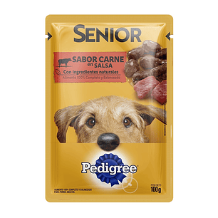 Pedigree - Pouch Senior en Salsa Sabor Carne