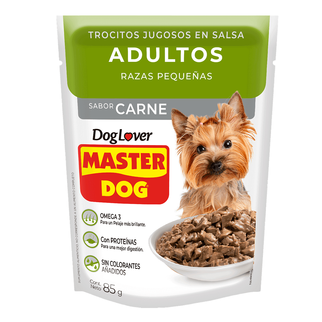 Master Dog - Pouch Adultos Razas Pequeñas 1