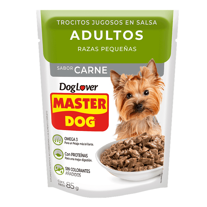 Master Dog - Pouch Adultos Razas Pequeñas 1