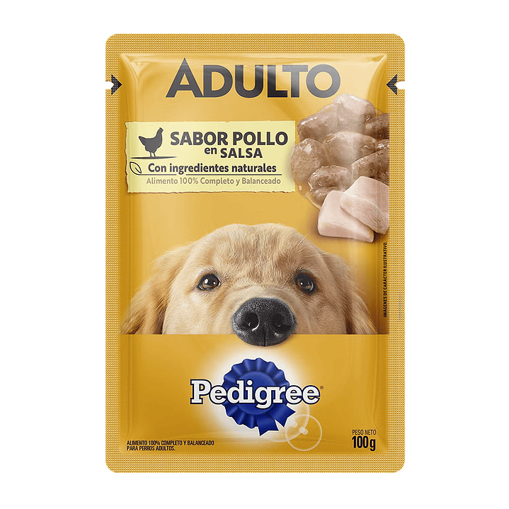 Pedigree - Pouch Adulto en Salsa Sabor Pollo 1