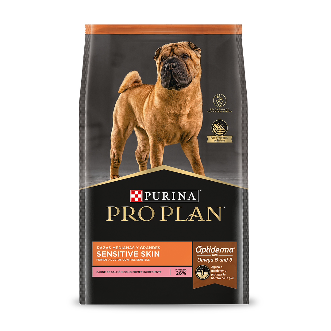 Pro Plan - Adulto - Sensitive Skin Salmón - Razas Medianas y Grandes 1